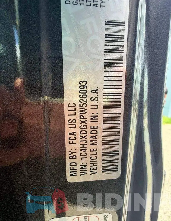 1C4HJXDGXPW526093 Photo# 10