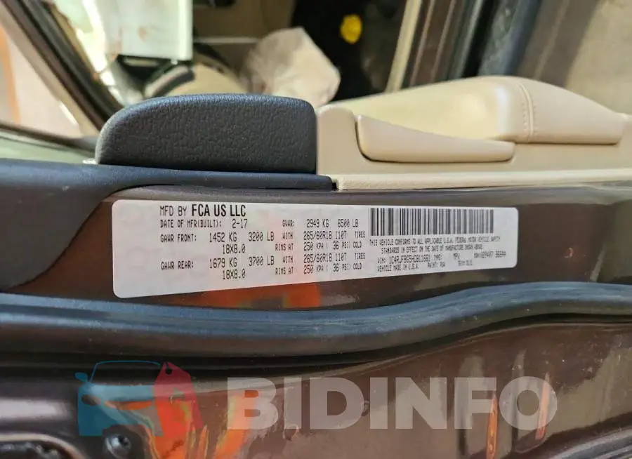 1C4RJFBG5HC811661 Photo# 13