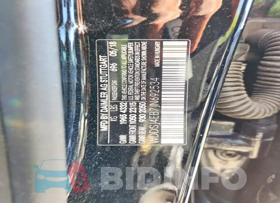 WDDSJ4EB7JN692534 Photo# 12