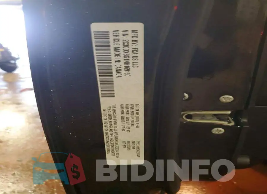 2C3CDXBG1NH169150 Photo# 12