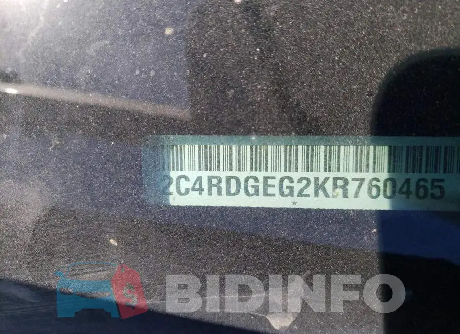 2C4RDGEG2KR760465 Photo# 13