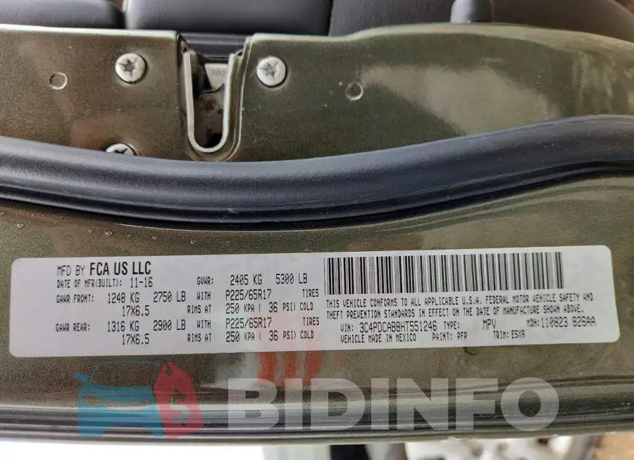 3C4PDCAB8HT551246 Photo# 14