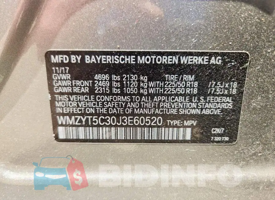 WMZYT5C30J3E60520 Photo# 12