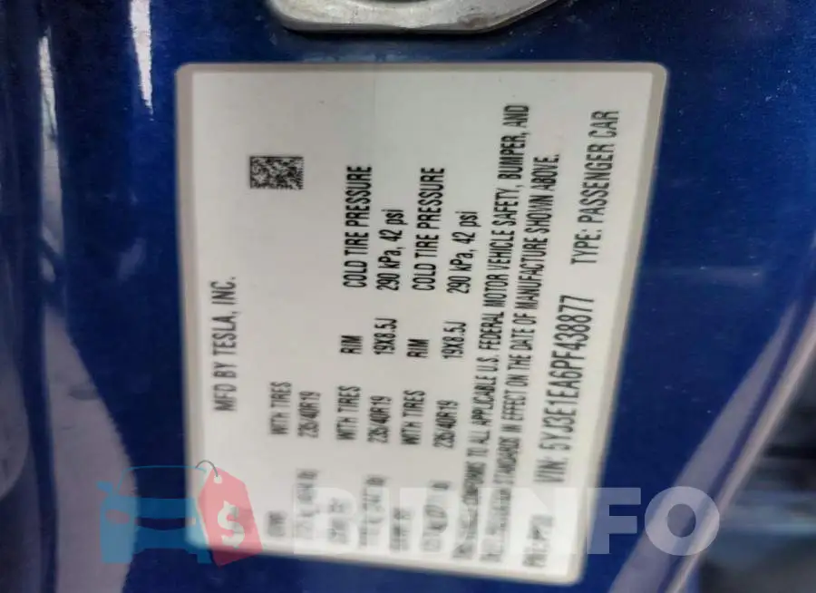 5YJ3E1EA6PF438877 Photo# 13
