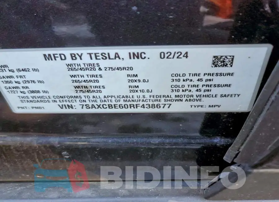 7SAXCBE60RF438677 Photo# 13