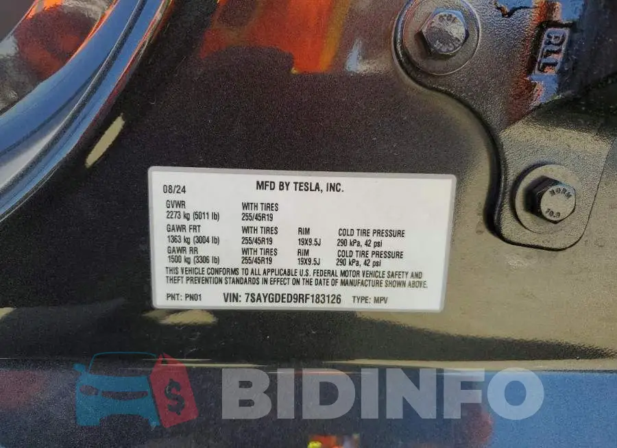 7SAYGDED9RF183126 Photo# 13