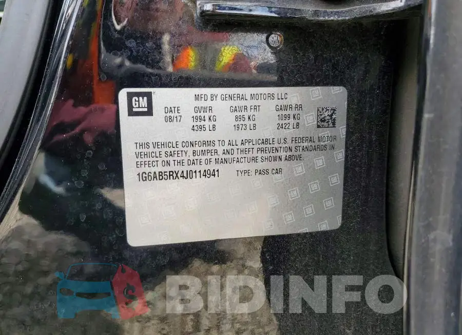 1G6AB5RX4J0114941 Photo# 12