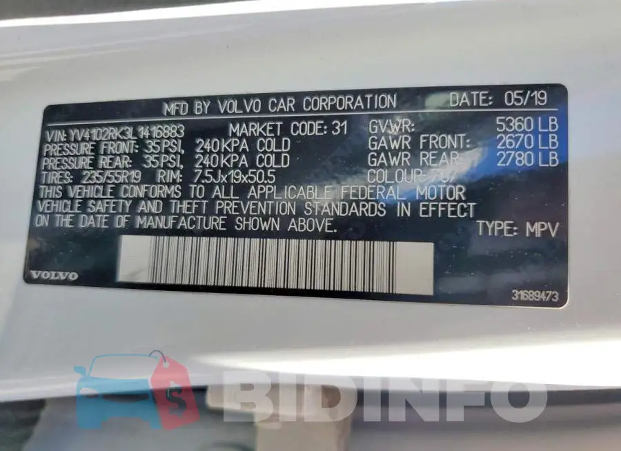 YV4102RK3L1416883 Photo# 13