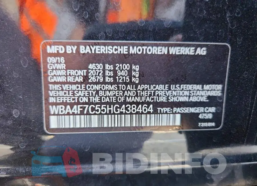 WBA4F7C55HG438464 Photo# 12