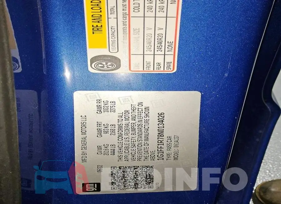 1G1FF1R78N0134026 Photo# 12