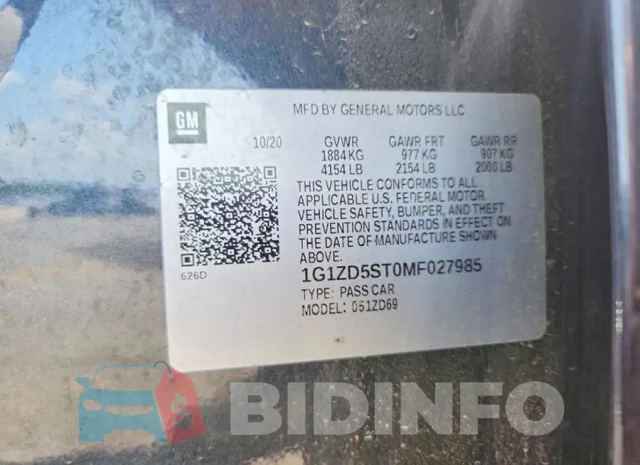 1G1ZD5ST0MF027985 Photo# 12