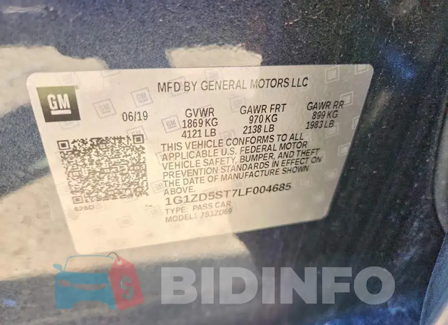 1G1ZD5ST7LF004685 Photo# 12
