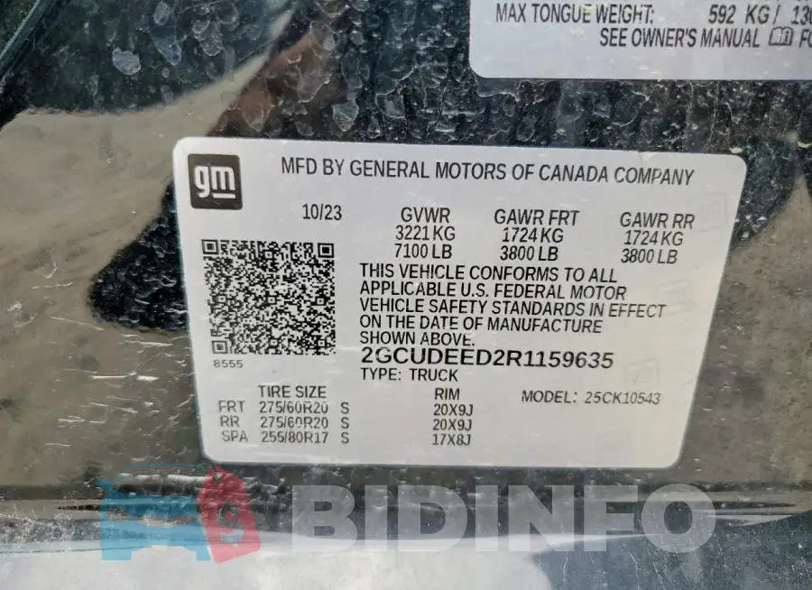 2GCUDEED2R1159635 Photo# 12