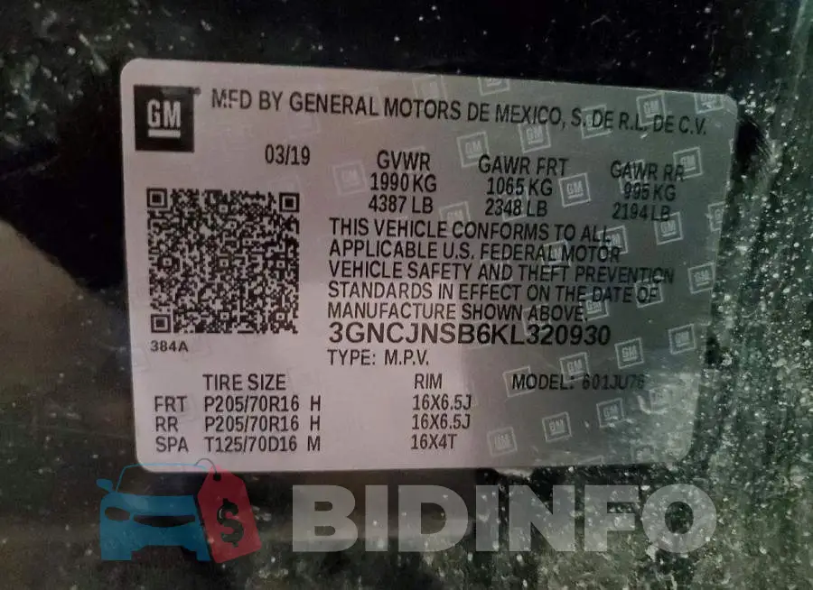 3GNCJNSB6KL320930 Photo# 12