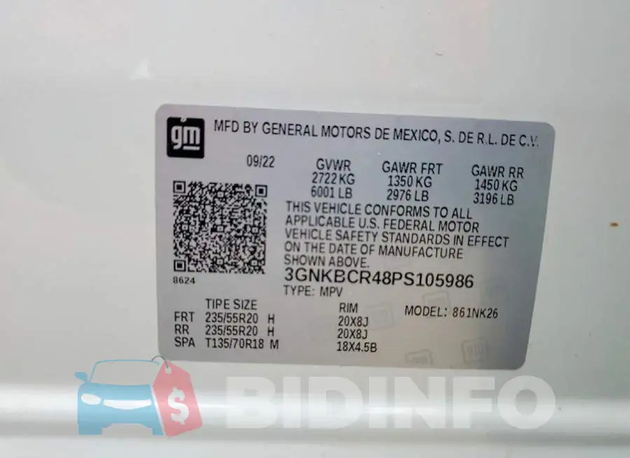 3GNKBCR48PS105986 Photo# 13