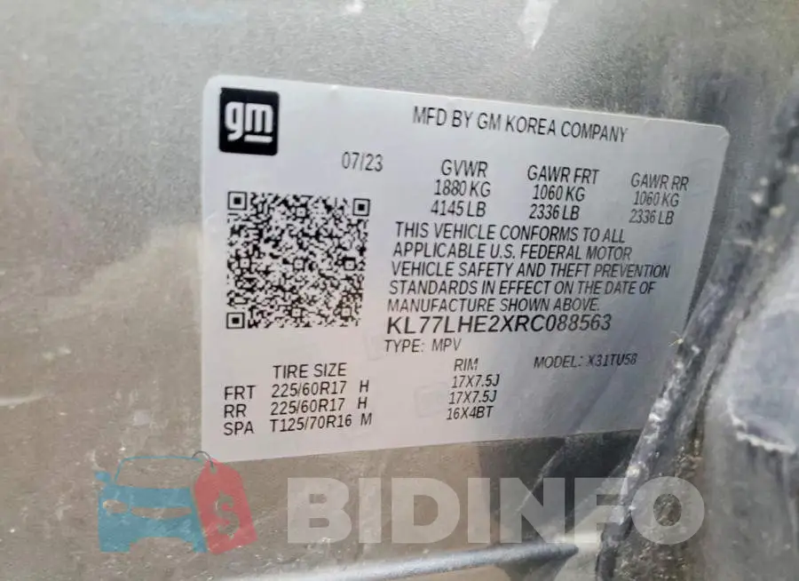 KL77LHE2XRC088563 Photo# 13