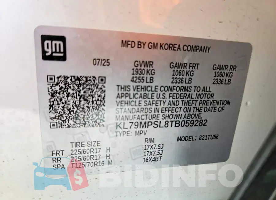 KL79MPSL8TB059282 Photo# 14