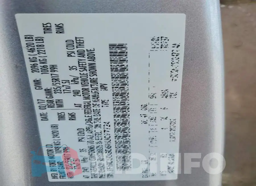 1FMCU0GD8HUC97724 Photo# 13