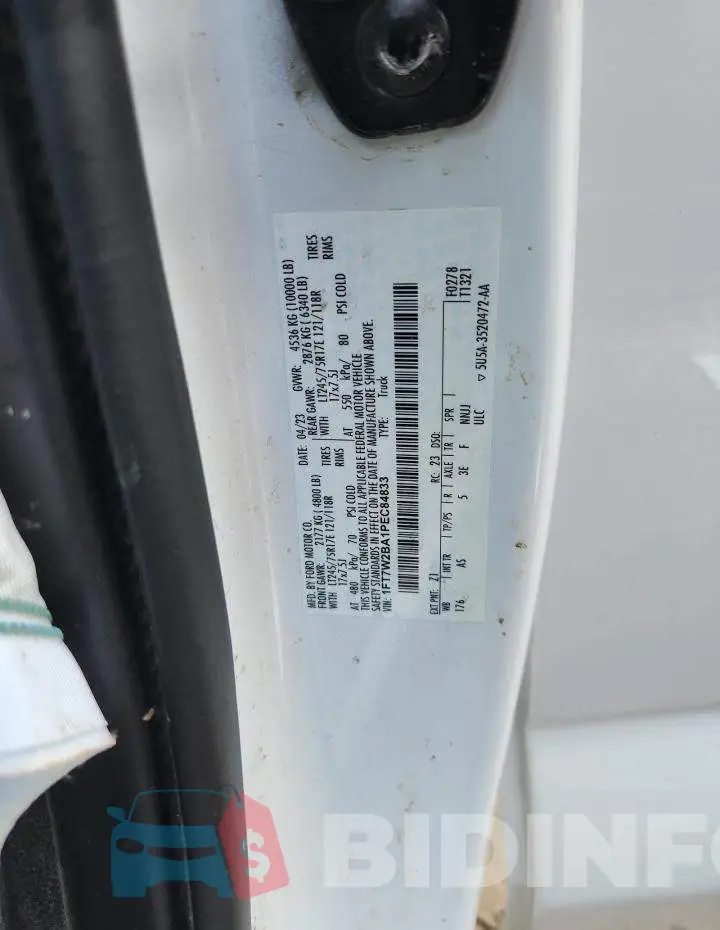 1FT7W2BA1PEC84833 Photo# 13