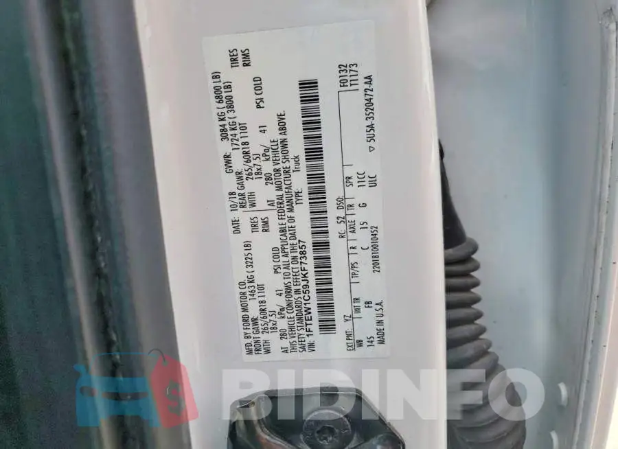 1FTEW1C59JKF73857 Photo# 12