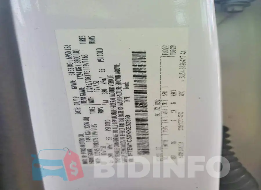 1FTEW1C5XKKE52899 Photo# 12