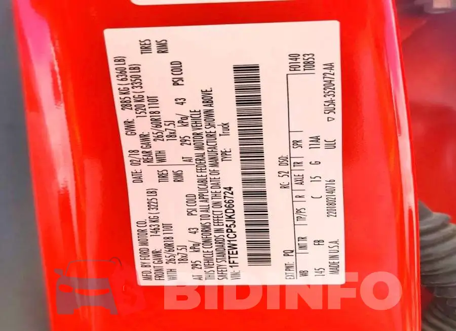 1FTEW1CP5JKD66724 Photo# 12