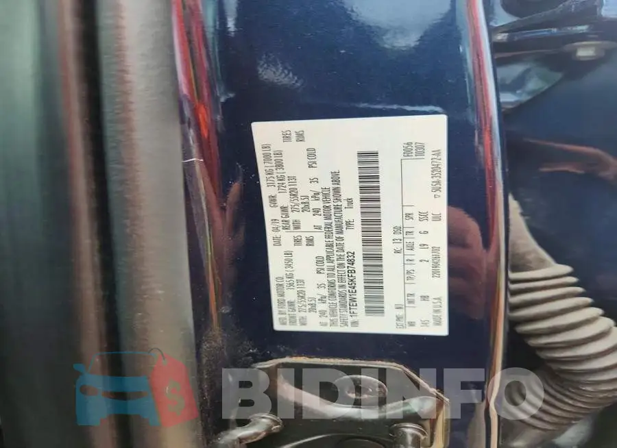 1FTEW1E45KFB74832 Photo# 12