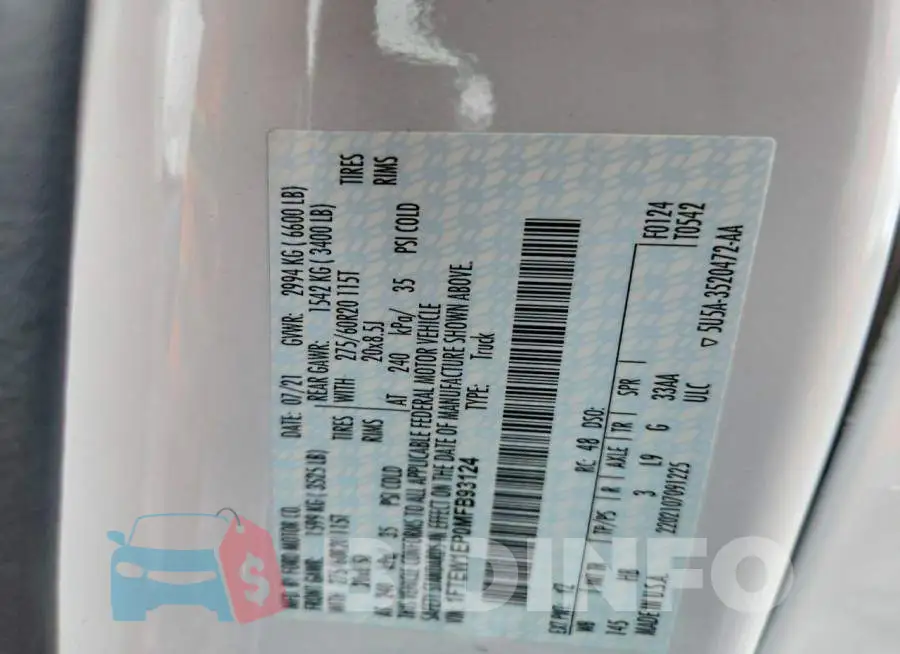 1FTEW1EP0MFB93124 Photo# 12