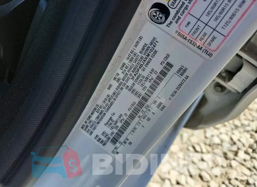 3FADP4BJXKM102471 Photo# 13