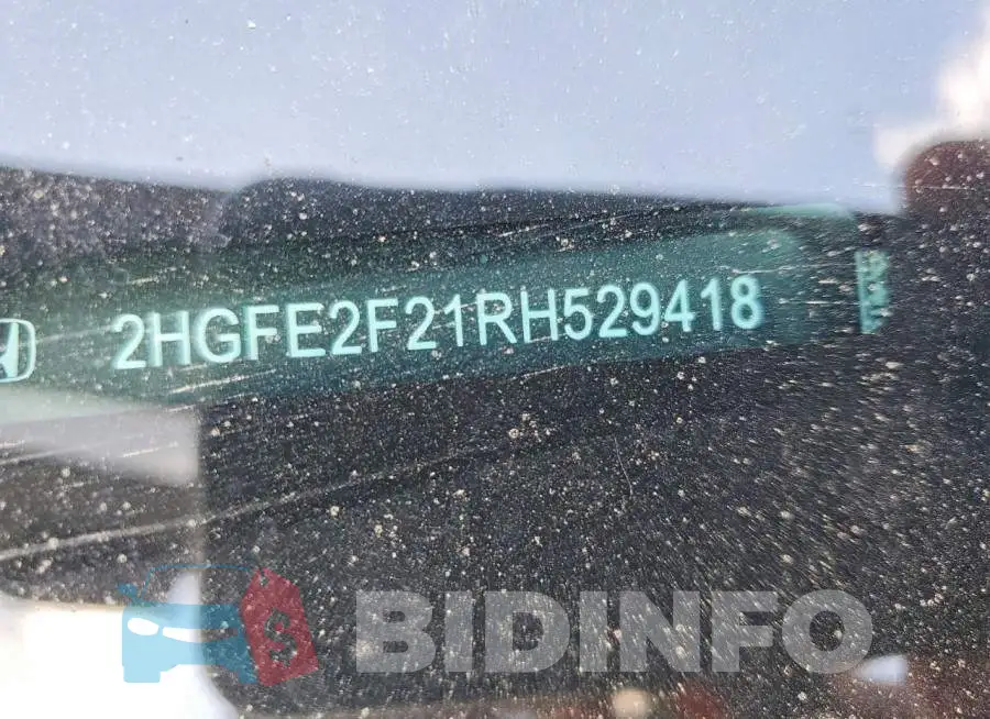 2HGFE2F21RH529418 Photo# 12