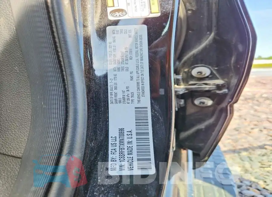 1C6SRFBTXMN700696 Photo# 12