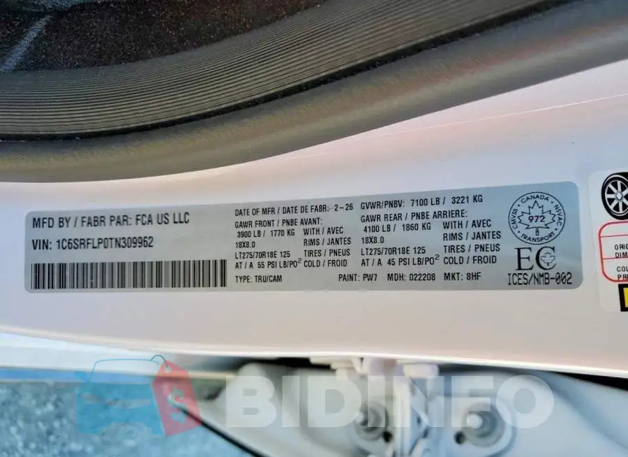 1C6SRFLP0TN309962 Photo# 12
