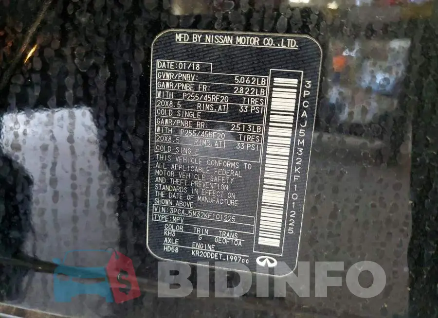 3PCAJ5M32KF101225 Photo# 13