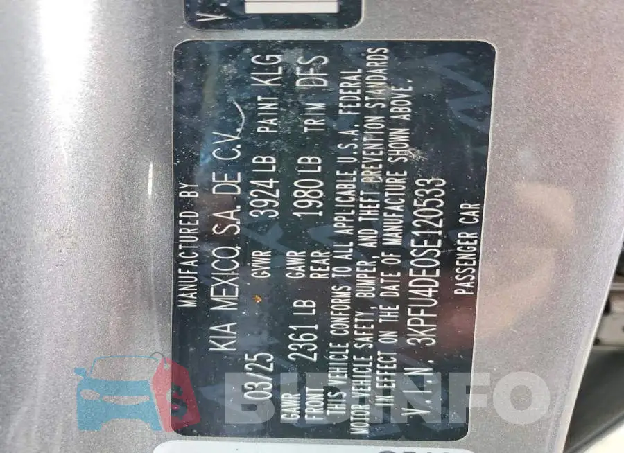 3KPFU4DE0SE120533 Photo# 12