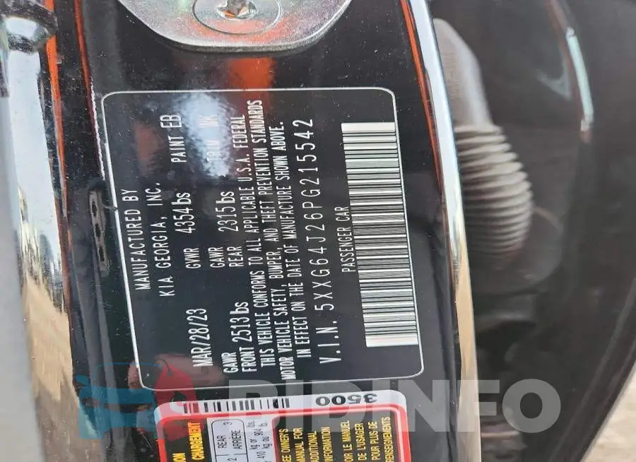 5XXG64J26PG215542 Photo# 12