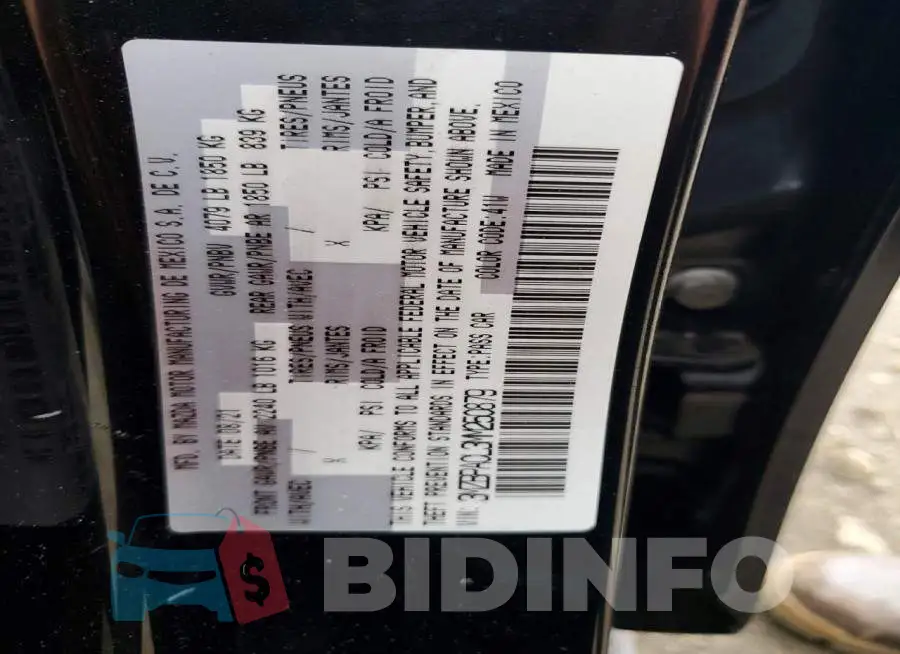 3MZBPACL3MM250879 Photo# 12