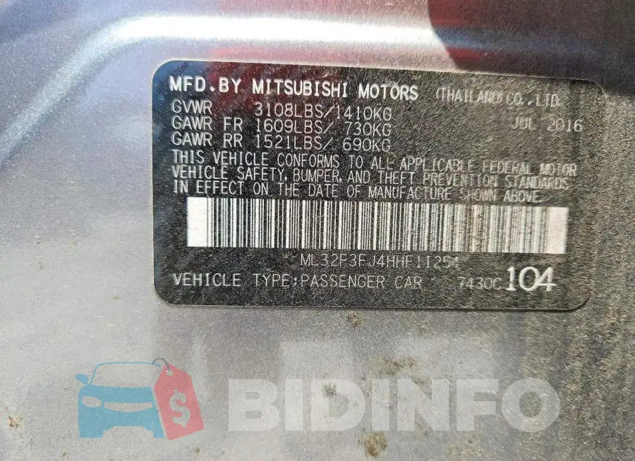 ML32F3FJ4HHF11254 Photo# 12