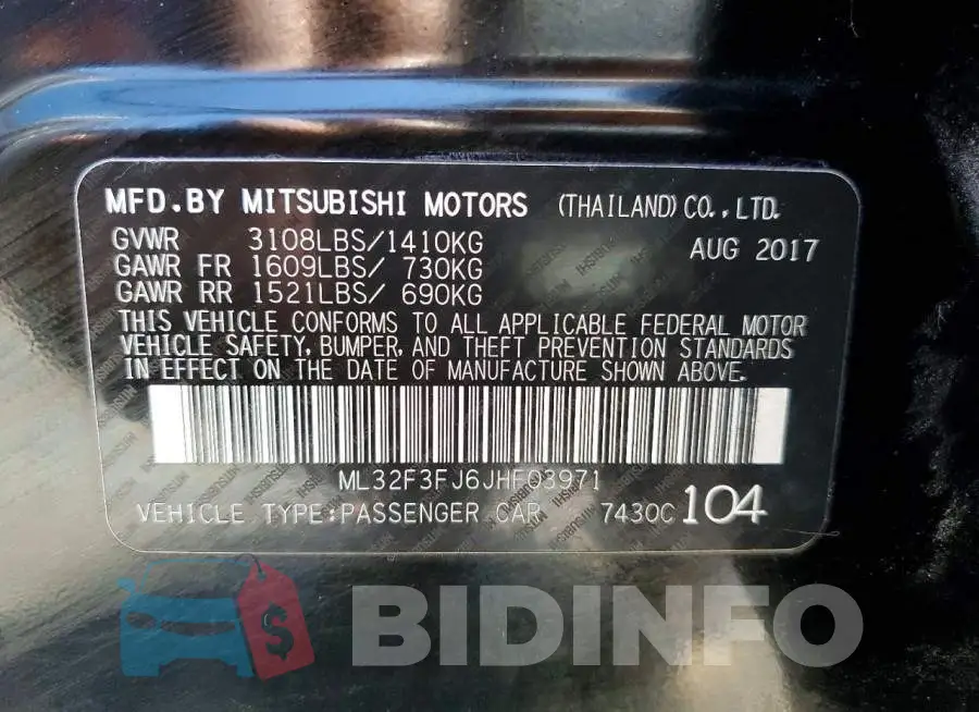 ML32F3FJ6JHF03971 Photo# 12