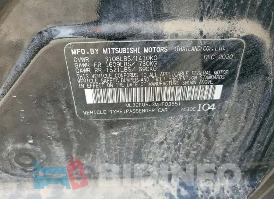 ML32FUFJ3MHF03551 Photo# 12