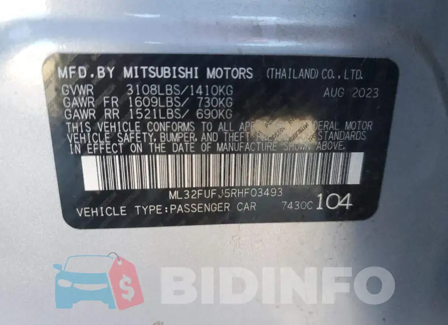 ML32FUFJ5RHF03493 Photo# 12