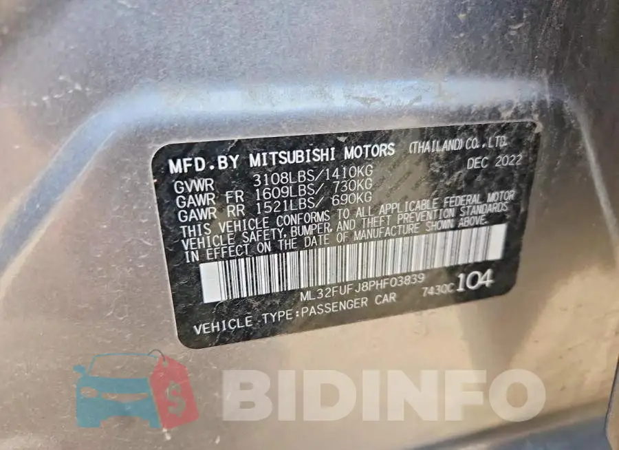 ML32FUFJ8PHF03839 Photo# 12