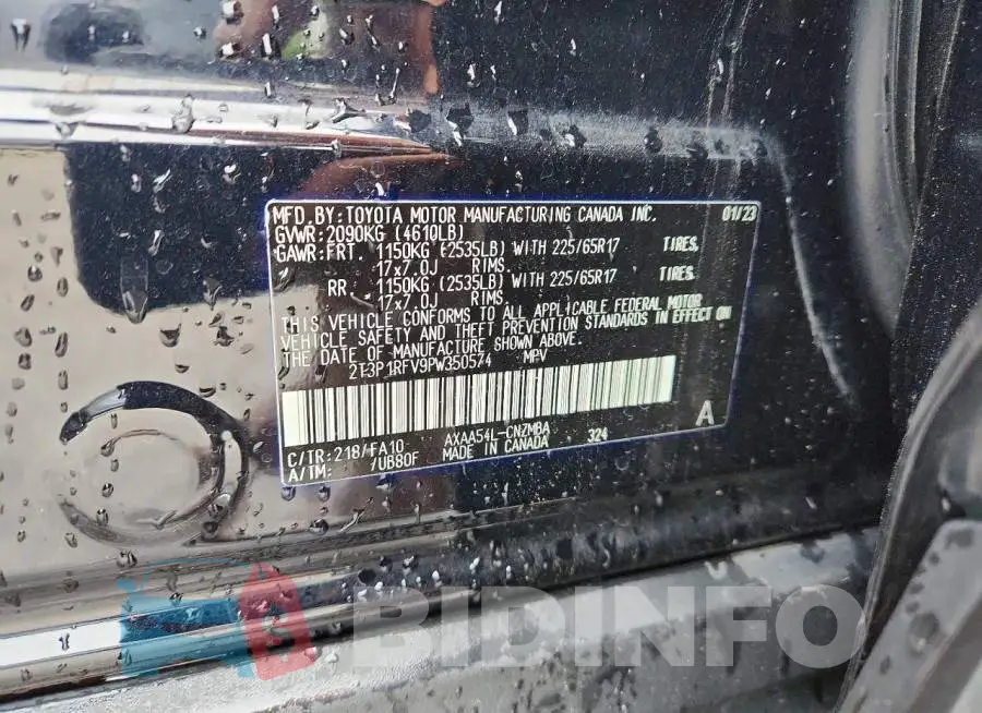 2T3P1RFV9PW350574 Photo# 13