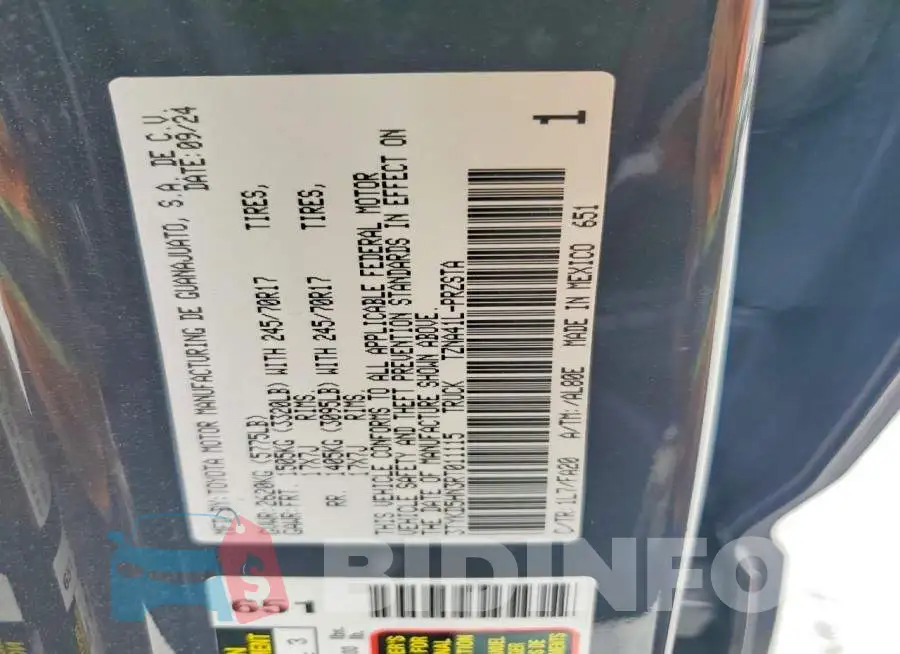 3TYKD5HN3RT011115 Photo# 12