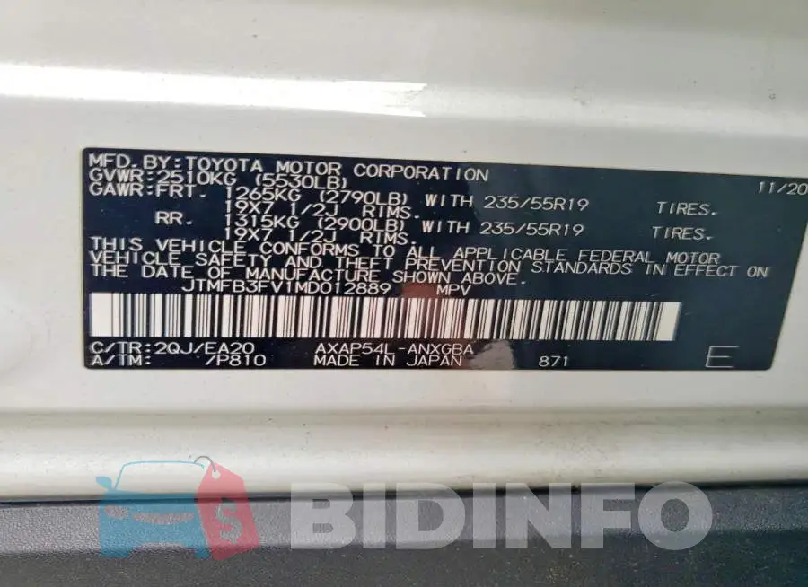 JTMFB3FV1MD012889 Photo# 12