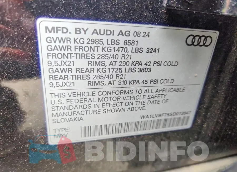 WA1LVBF75SD013847 Photo# 13