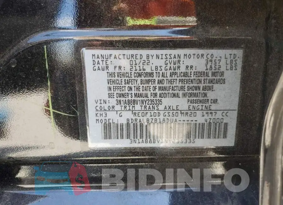 3N1AB8BV1NY235335 Photo# 12