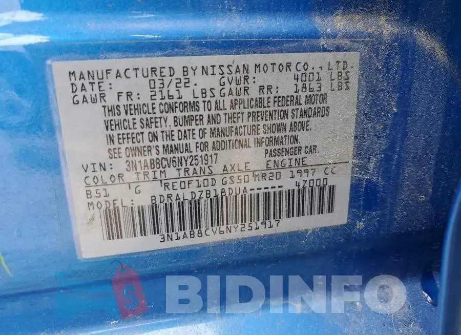 3N1AB8CV6NY251917 Photo# 13