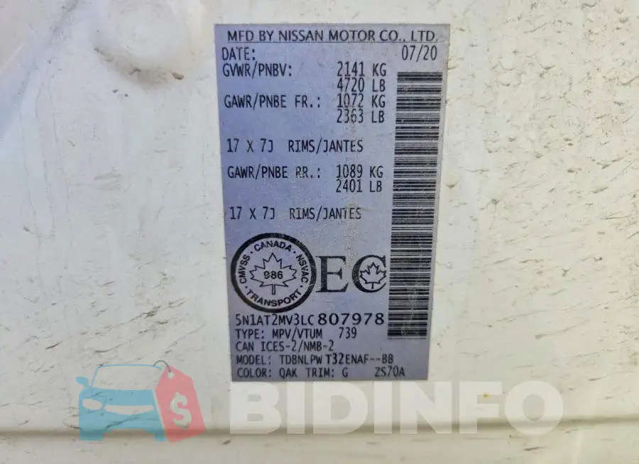 5N1AT2MV3LC807978 Photo# 12