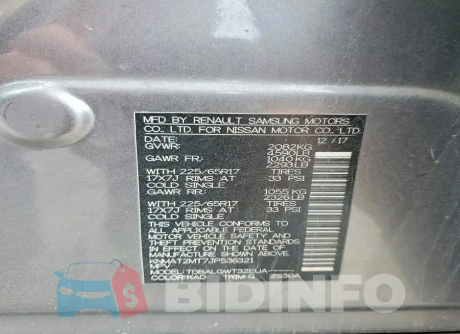 KNMAT2MT7JP536321 Photo# 13