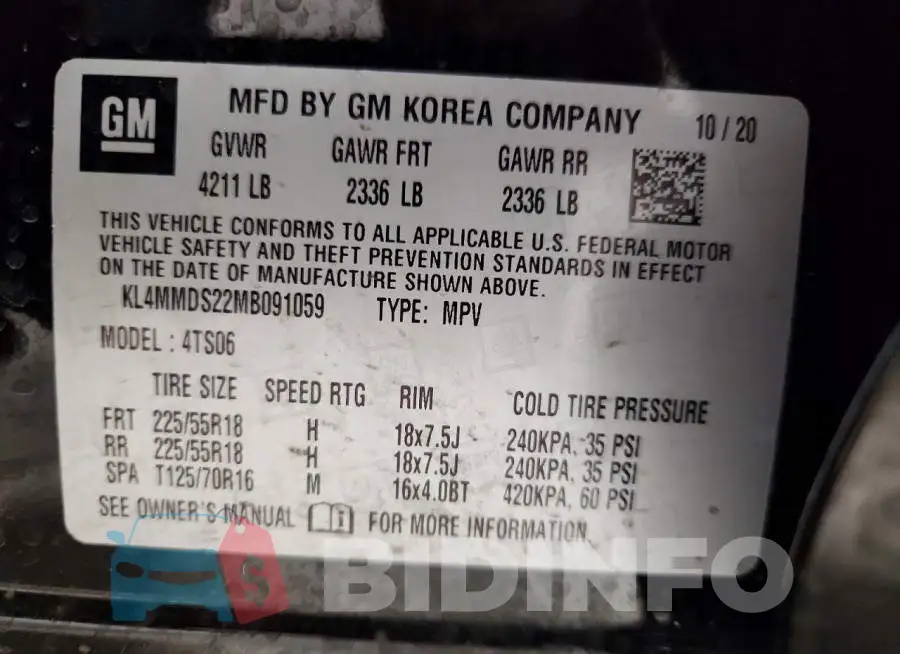 KL4MMDS22MB091059 Photo# 13